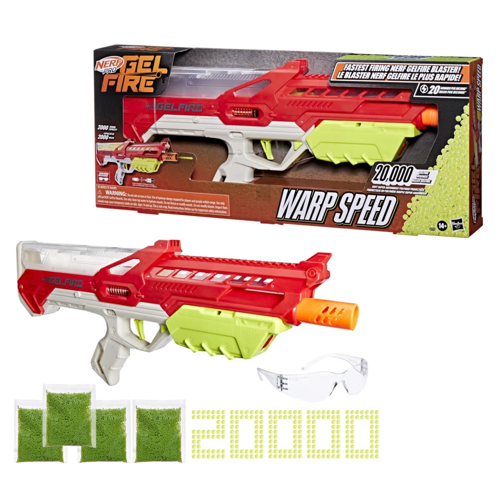 NER GELFIRE WARP Speed by Nerf – High-Performance Dart Blaster