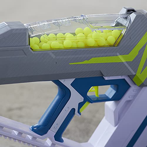 Nerf Hyper Mach-100 Fully Motorized Blaster – 110 FPS, 100-Round Hopper, Eyewear Included