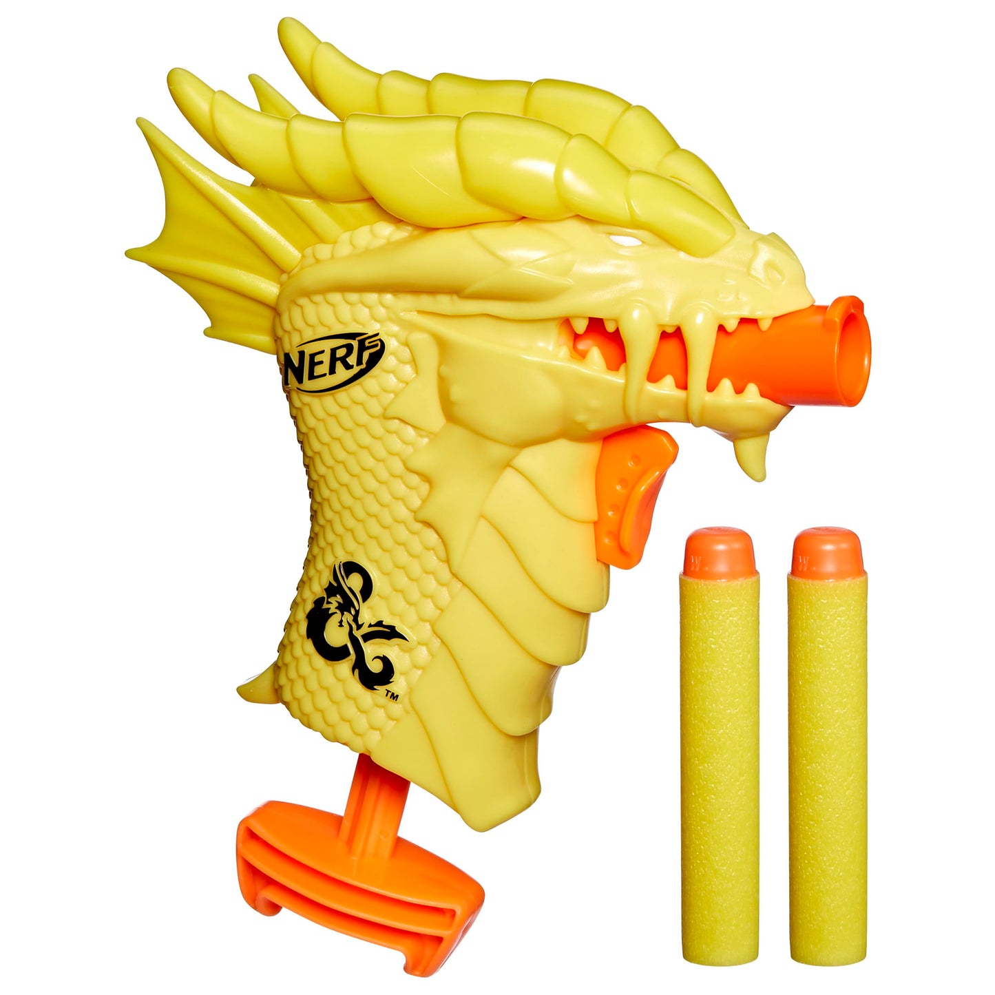 Nerf MicroShots Dungeons & Dragons Palarandusk Blaster – 2 Elite Darts, Indoor & Outdoor Play