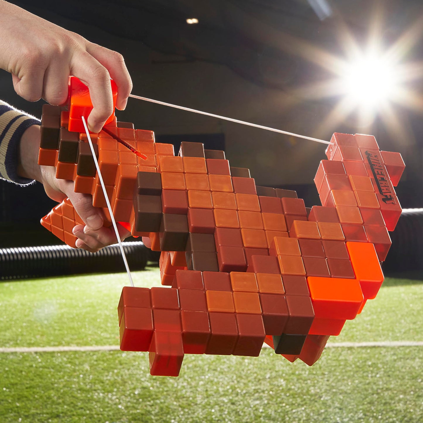 Nerf Minecraft Pillager's Crossbow Blaster — 6 Darts, N1 Compatible, Ages 8+