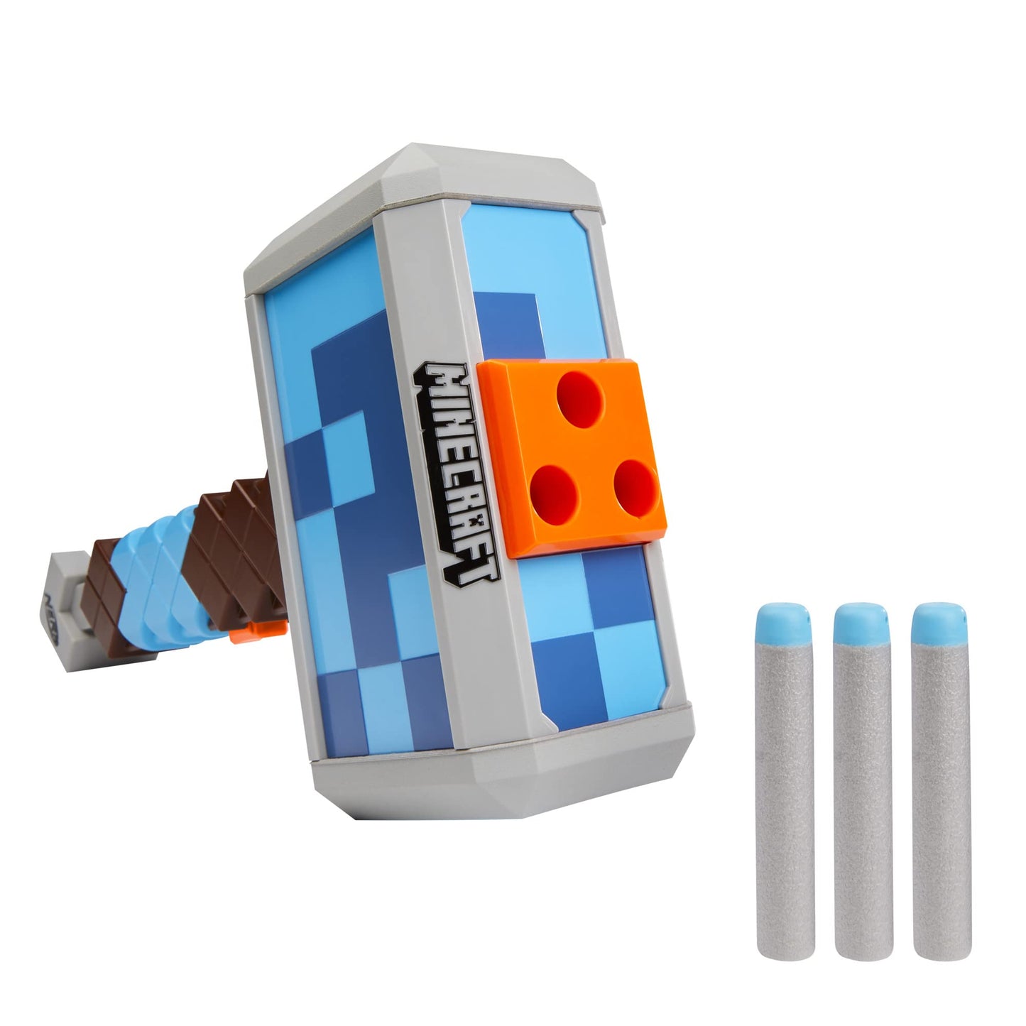 Nerf Minecraft Stormlander Hammer – Dart-Blasting Blaster (3 Darts, Amazon Exclusive)