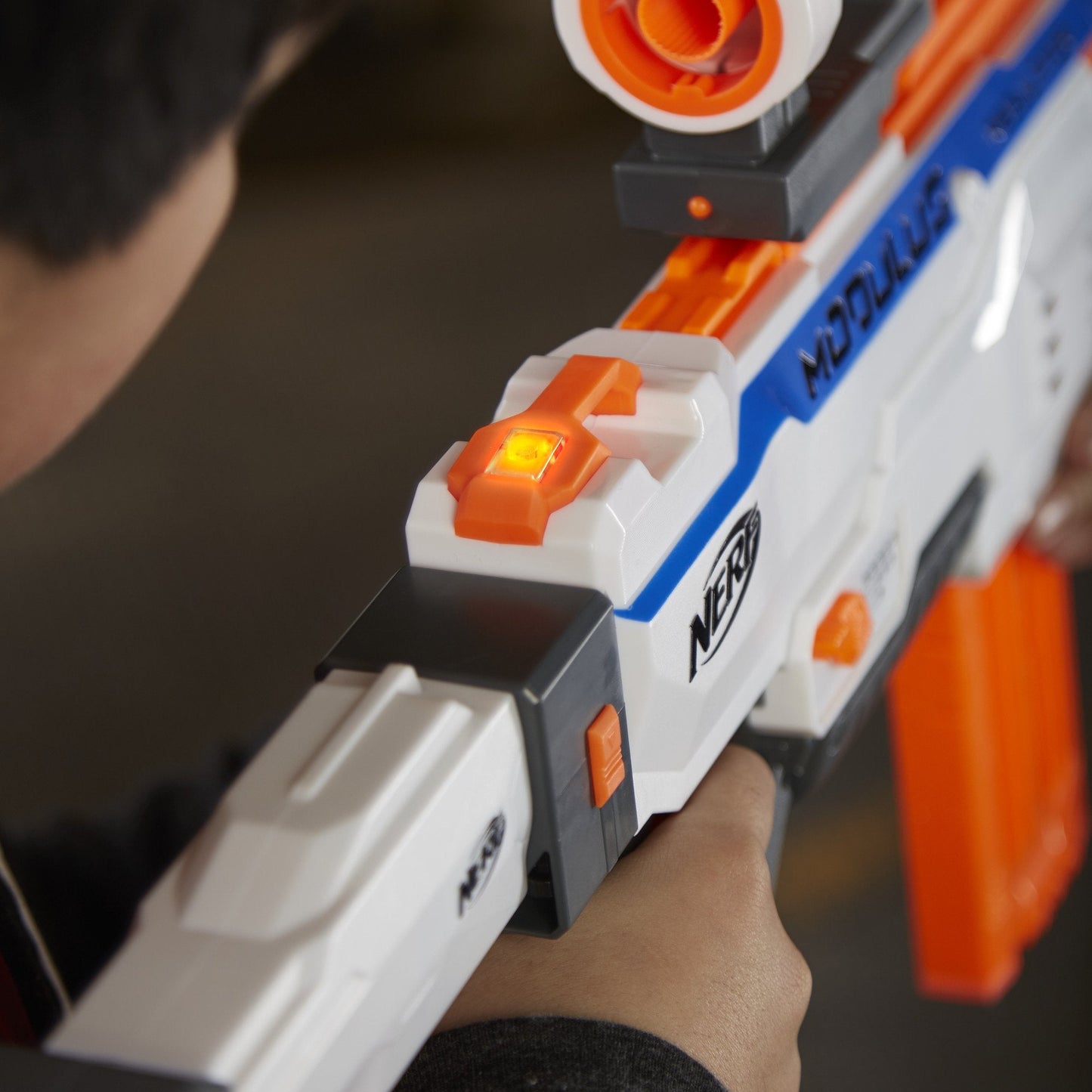 NERF Modulus Regulator Fully Motorized Blaster with 3 Firing Modes (Amazon Exclusive)