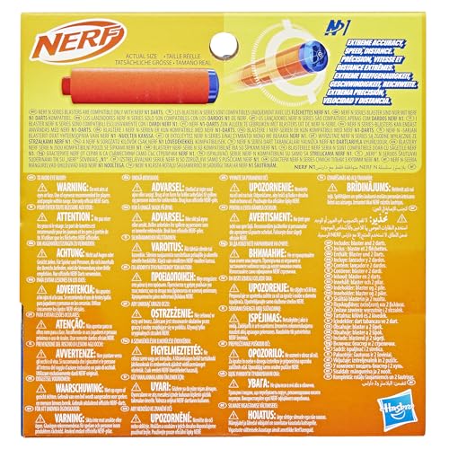 NERF N Series Flex Blaster – Compact Stealth Dart Blaster with N1 Darts