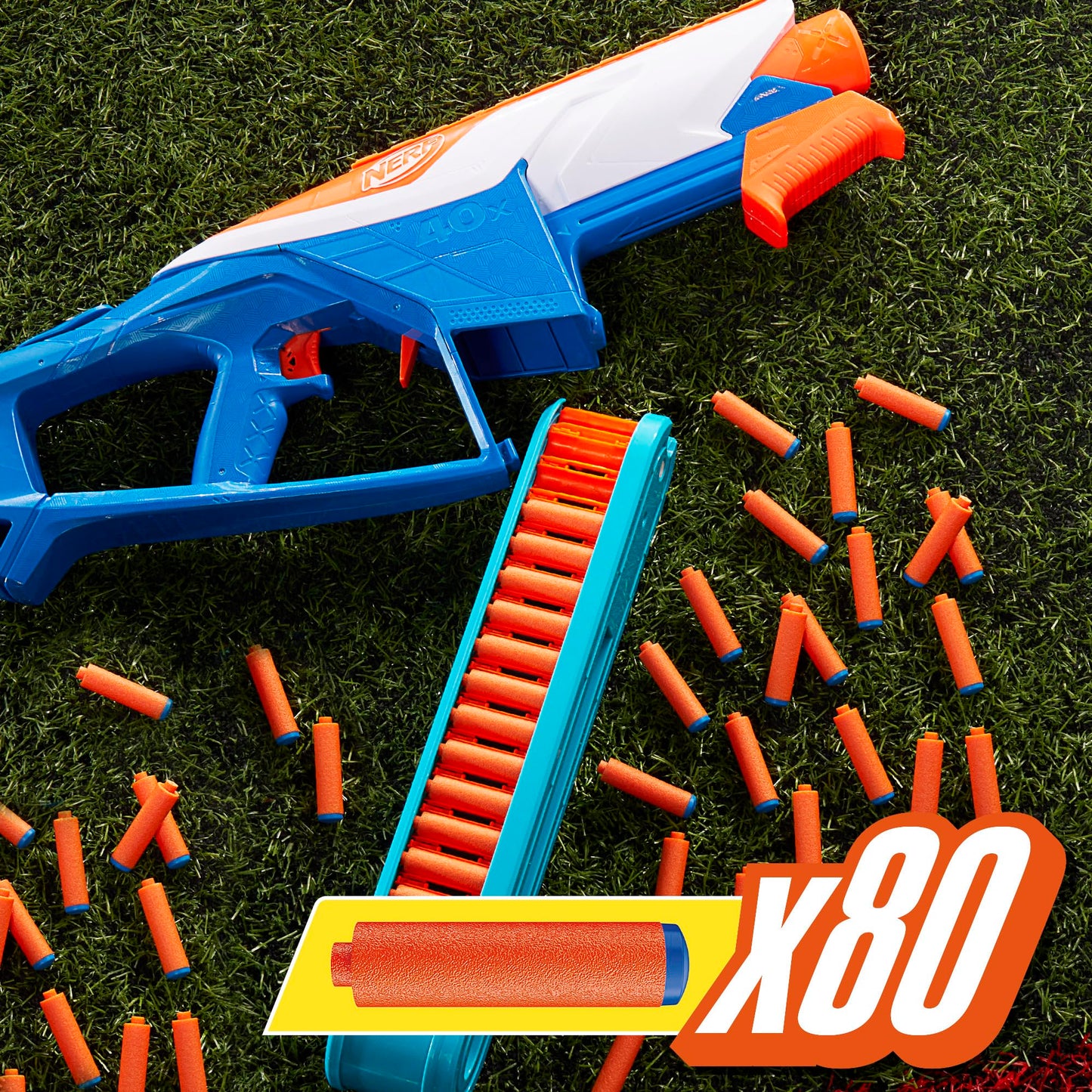 Nerf N Series Infinite Dart Blaster | 40-Dart Battle Belt + 80 N1 Darts