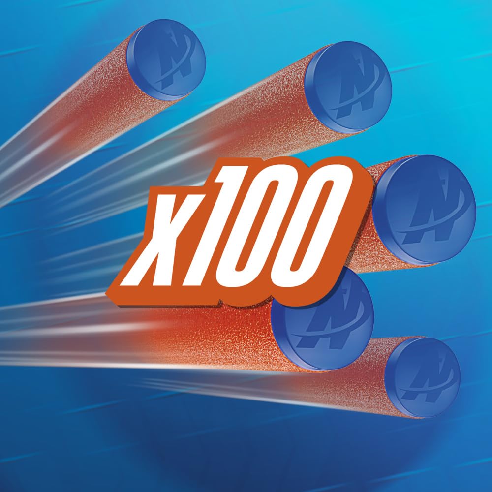 Nerf N Series N1 Darts – 100-Pack for N Series Blasters | Outdoor Nerf Battles