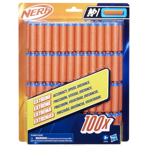 Nerf N Series N1 Darts – 100-Pack for N Series Blasters | Outdoor Nerf Battles