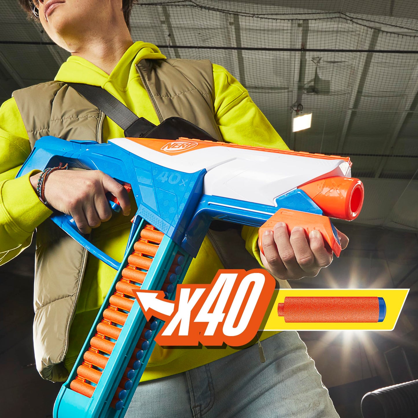 Nerf N Series Infinite Dart Blaster | 40-Dart Battle Belt + 80 N1 Darts