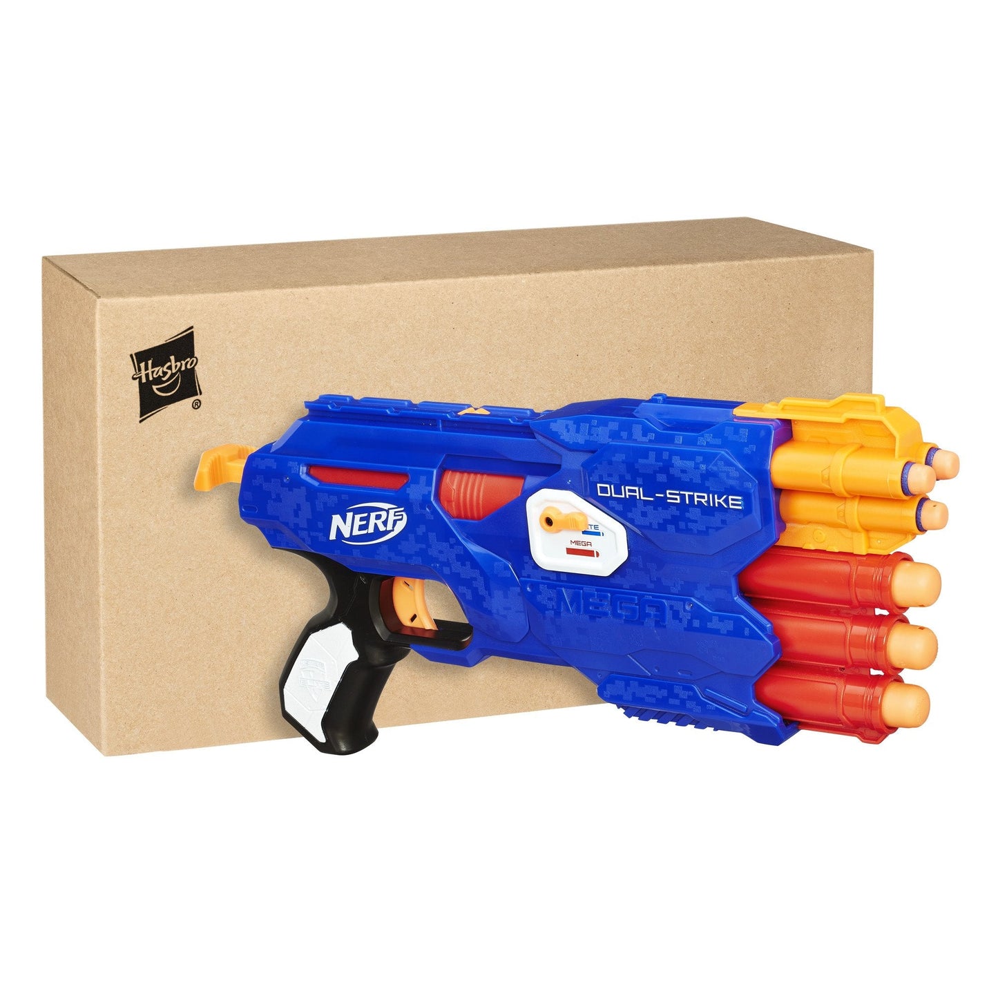 Nerf N-Strike Elite Dual-Strike Blaster Toy – Fast Dart Blasting Action