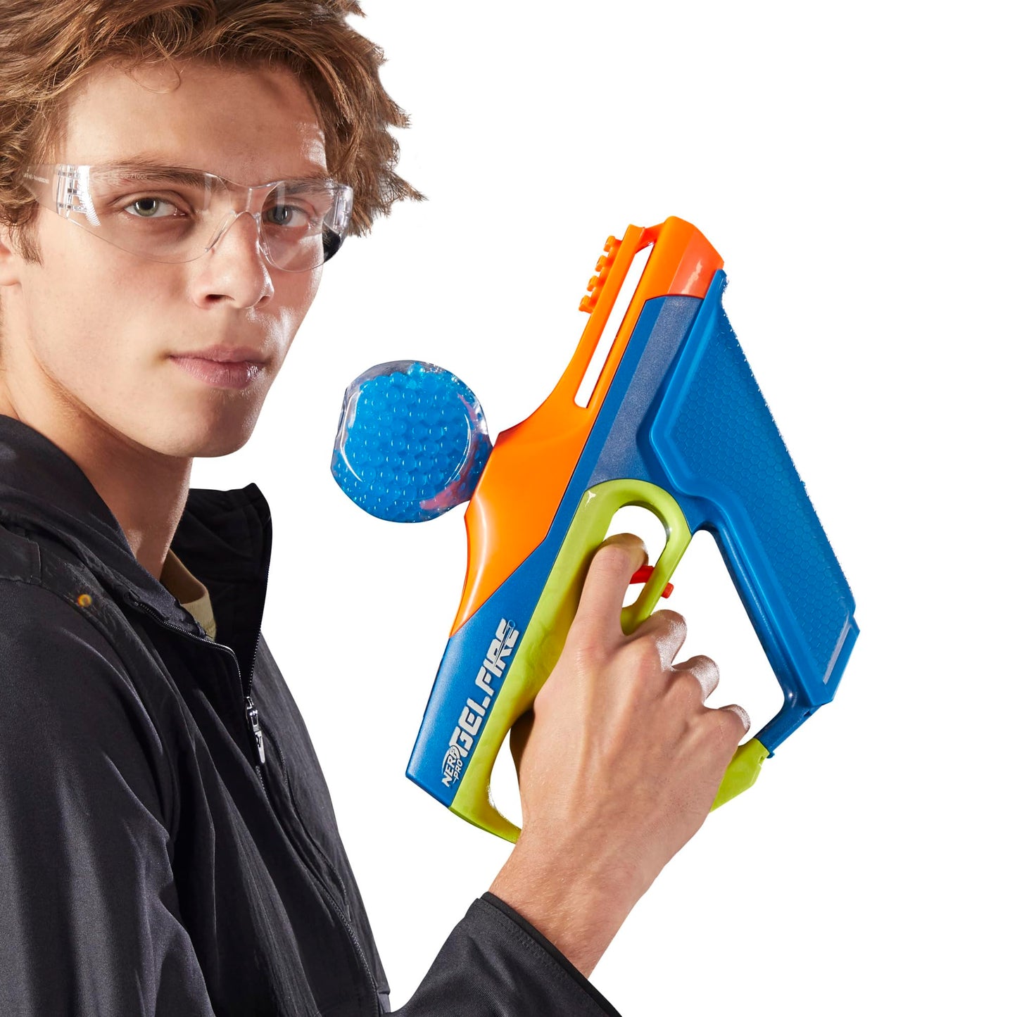 Nerf Pro Gelfire Nightfall Uproar Full Auto Blaster – 150 FPS, Glow Rounds, 10,000 Rounds
