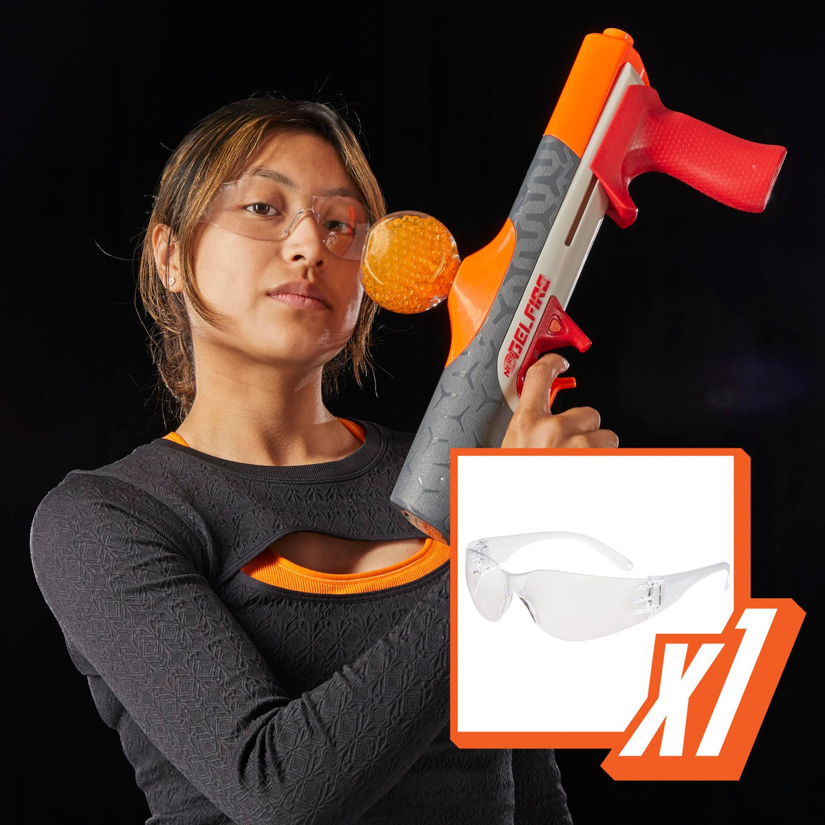 Nerf Pro Gelfire Twist Shot Blaster – 150 FPS, 5,000 Hydrated GelRounds
