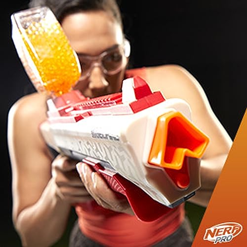 NERF Pro Gelfire Raid Blaster – Fire 5 Rounds per Pull, 800-Round Hopper, 10,000 Gel Rounds