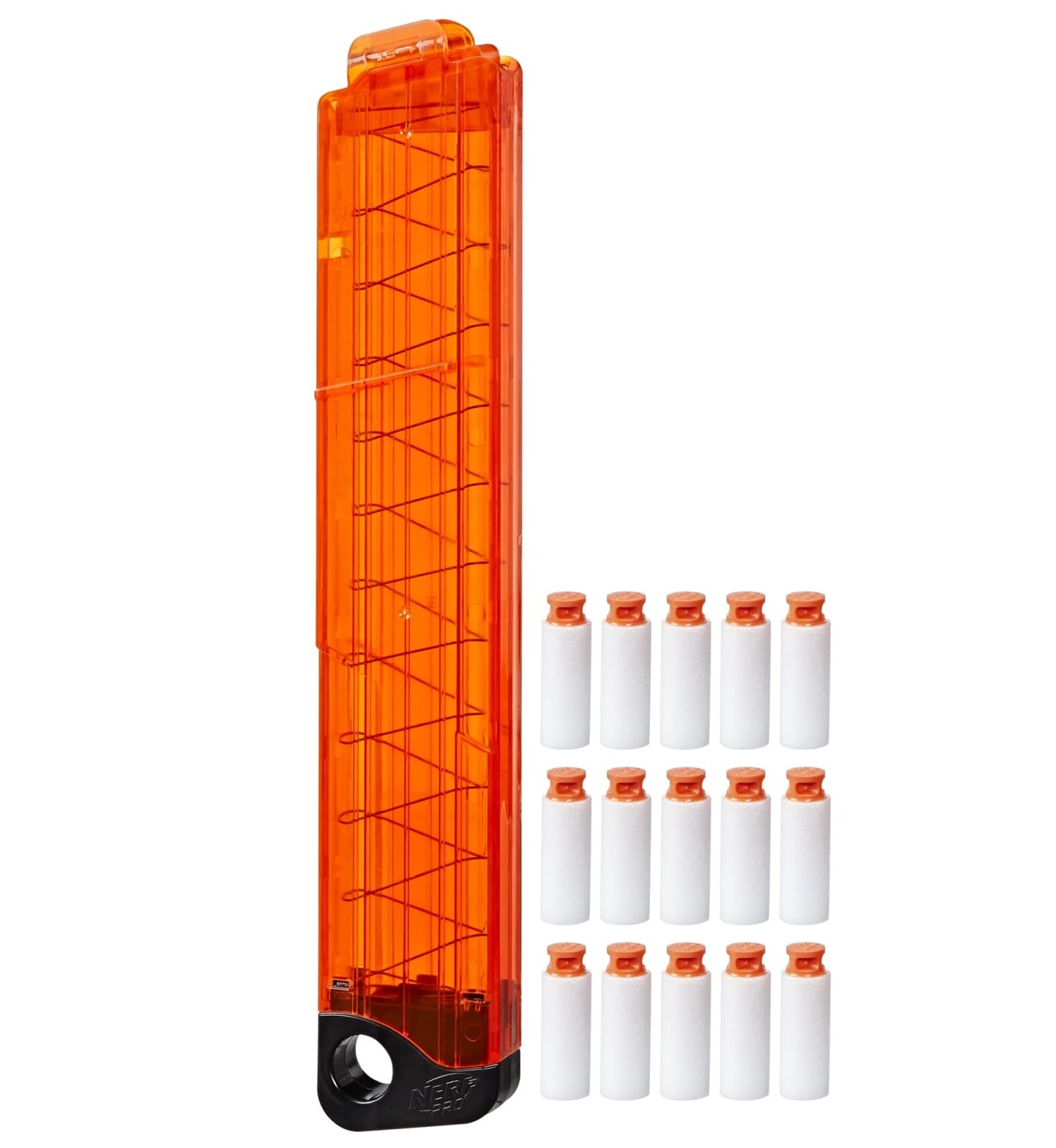 Nerf Pro Half-Length Magazine – 15-Dart Refill for Nerf Pro Blasters