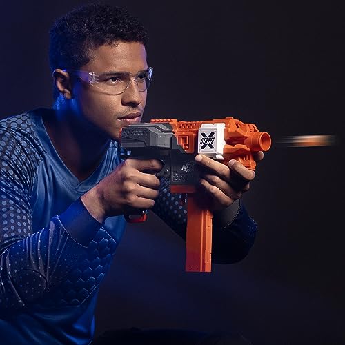 NERF Pro Stryfe X Semi-Auto Blaster – 150 FPS, LiPo Battery, 30 AccuStrike Darts, 15-Dart Magazine | Ages 14+ | Amazon Exclusive