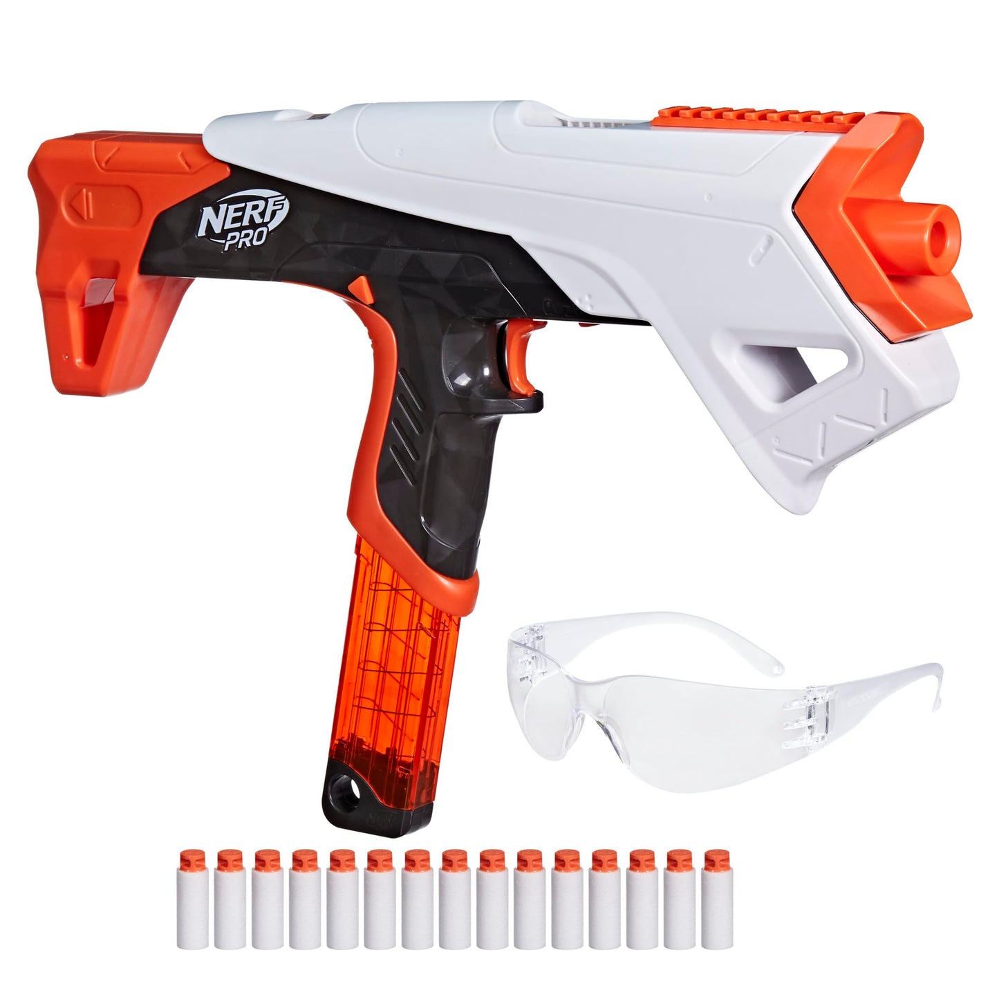 Nerf Pro Torrent Half-Length Dart Blaster – 150 FPS, 15 Pro Darts, 15-Dart Magazine | Nerf Pro Series