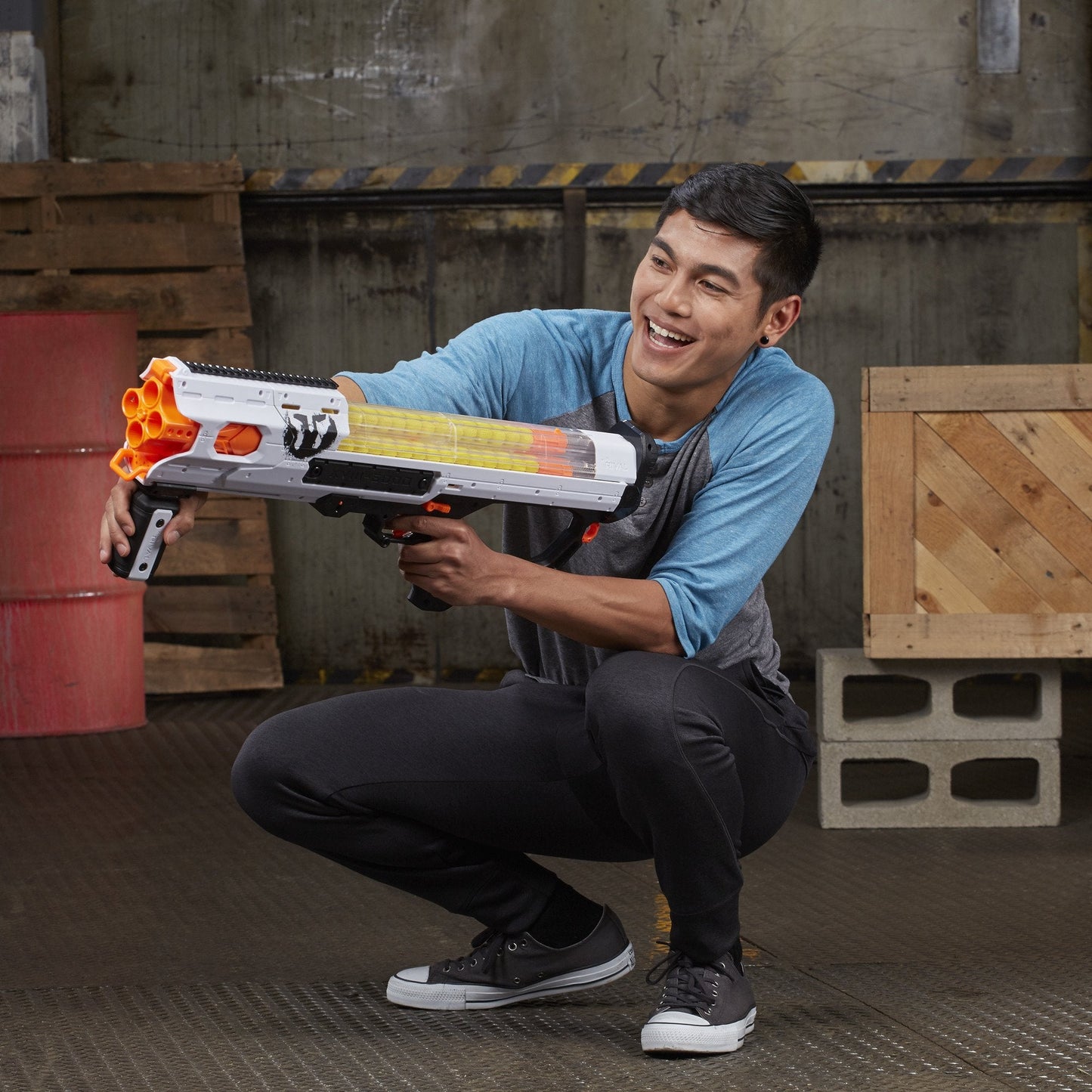 Nerf Rival Phantom Corps Hades XVIII-6000 Blaster – 60-Round Magazine, Flags, Ages 14+ (Amazon Exclusive)