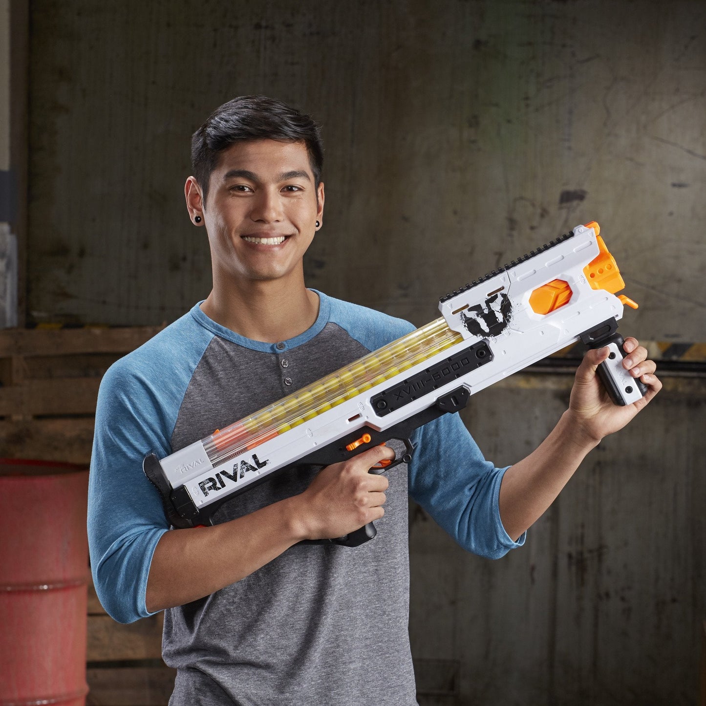 Nerf Rival Phantom Corps Hades XVIII-6000 Blaster – 60-Round Magazine, Flags, Ages 14+ (Amazon Exclusive)