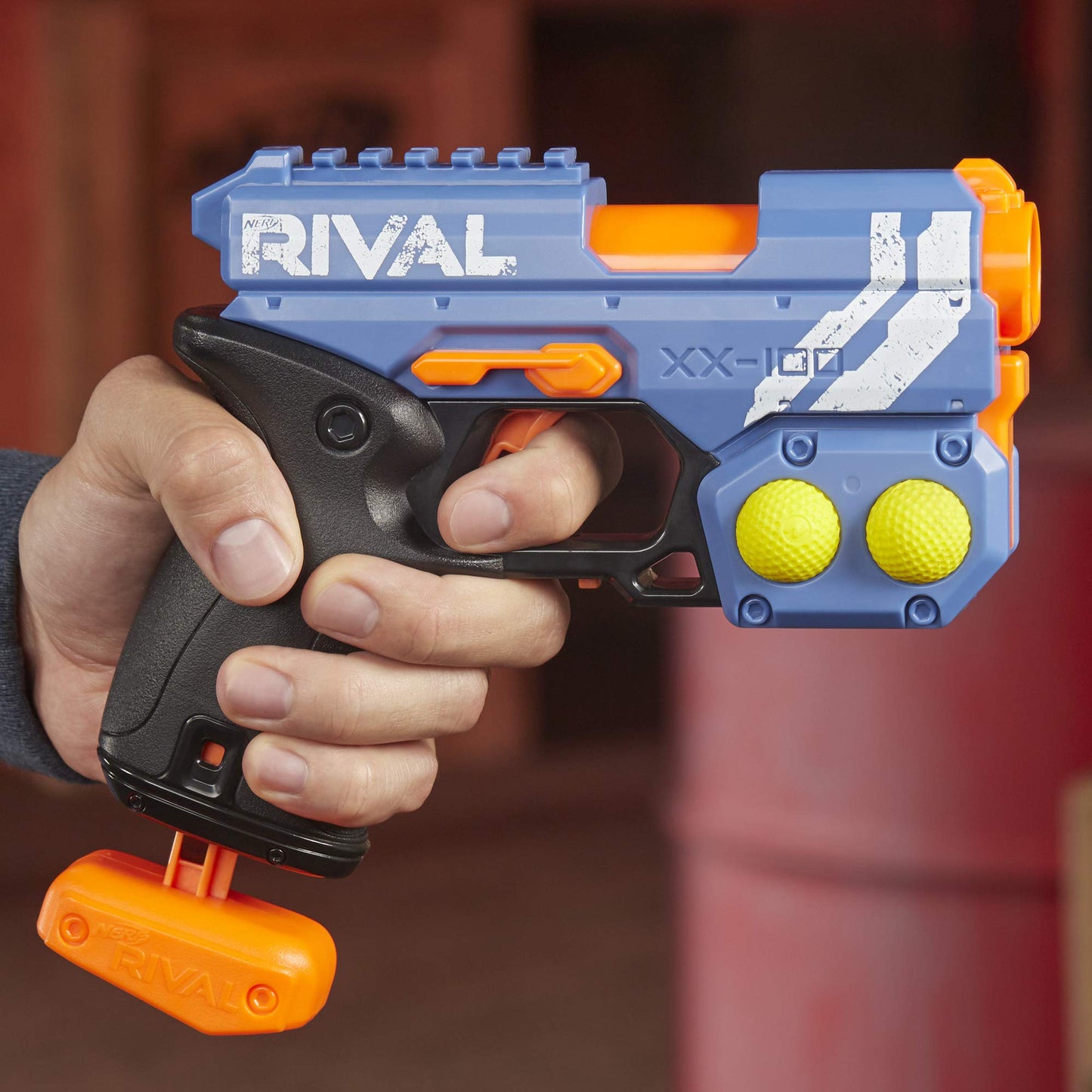 Nerf Rival Knockout XX-100 Blaster - Breech Load, 90 FPS, Team Blue