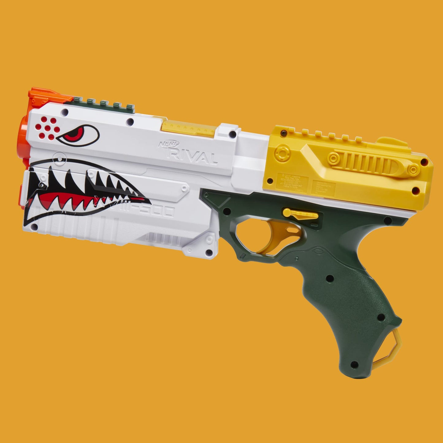 NERF Rival Kronos XVIII-500 Blaster – Breech-Load, 90 FPS, Amazon Exclusive White Design