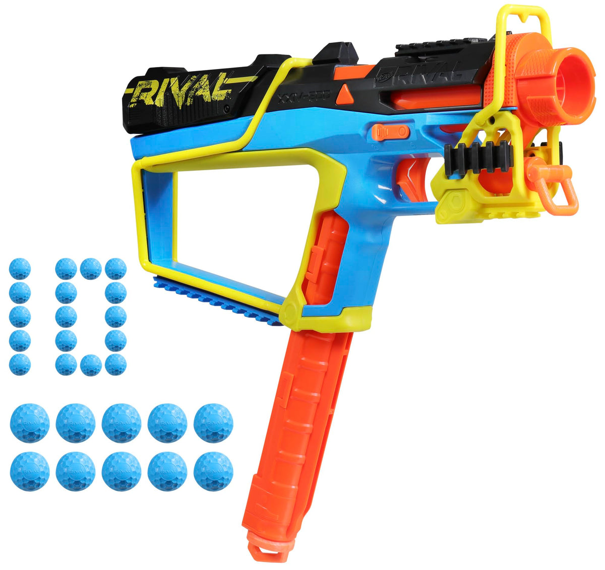 Nerf Rival Mirage XXIV-800 Blaster – 90 FPS, 2 Loading Modes, 8-Round Magazine + 10 Accu-Rounds