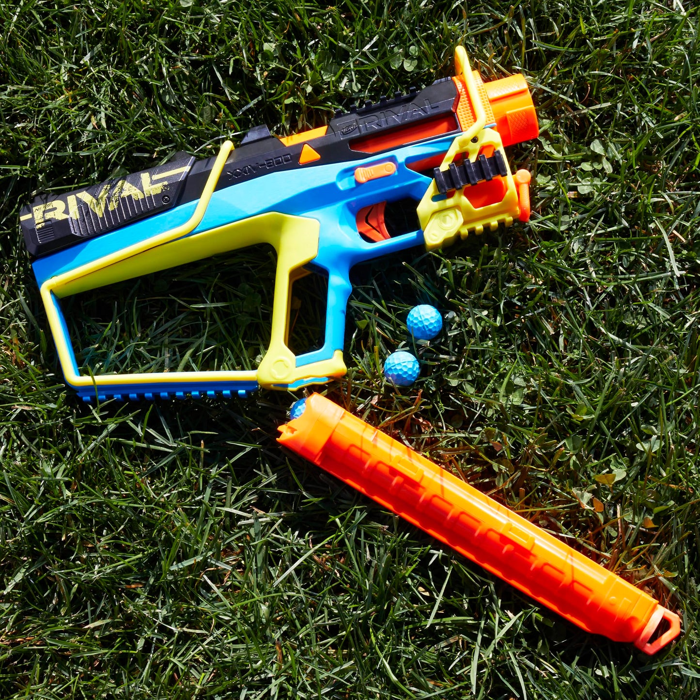 Nerf Rival Mirage XXIV-800 Blaster – 90 FPS, 2 Loading Modes, 8-Round Magazine + 10 Accu-Rounds