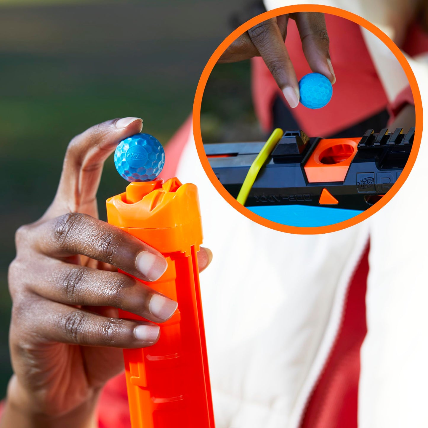 Nerf Rival Mirage XXIV-800 Blaster – 90 FPS, 2 Loading Modes, 8-Round Magazine + 10 Accu-Rounds