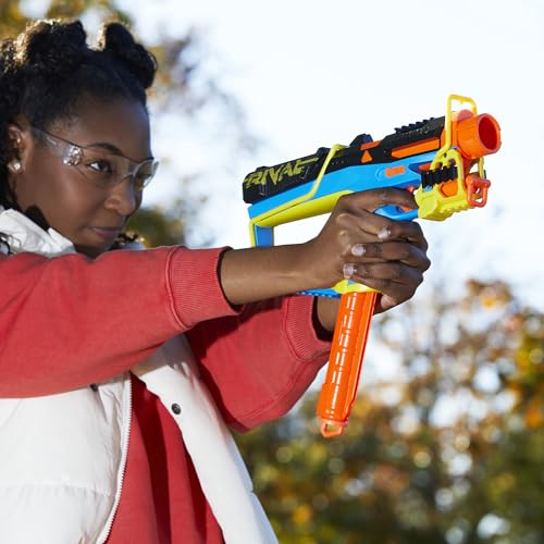 Nerf Rival Mirage XXIV-800 Blaster – 90 FPS, 2 Loading Modes, 8-Round Magazine + 10 Accu-Rounds