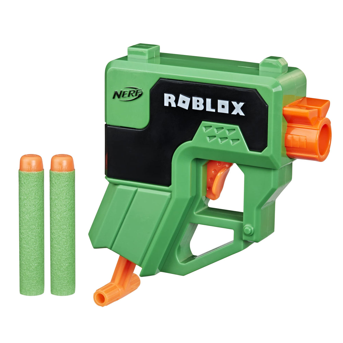 NERF Roblox Phantom Forces Boxy Buster Dart Blaster with Pull-Down Priming & In-Game Code