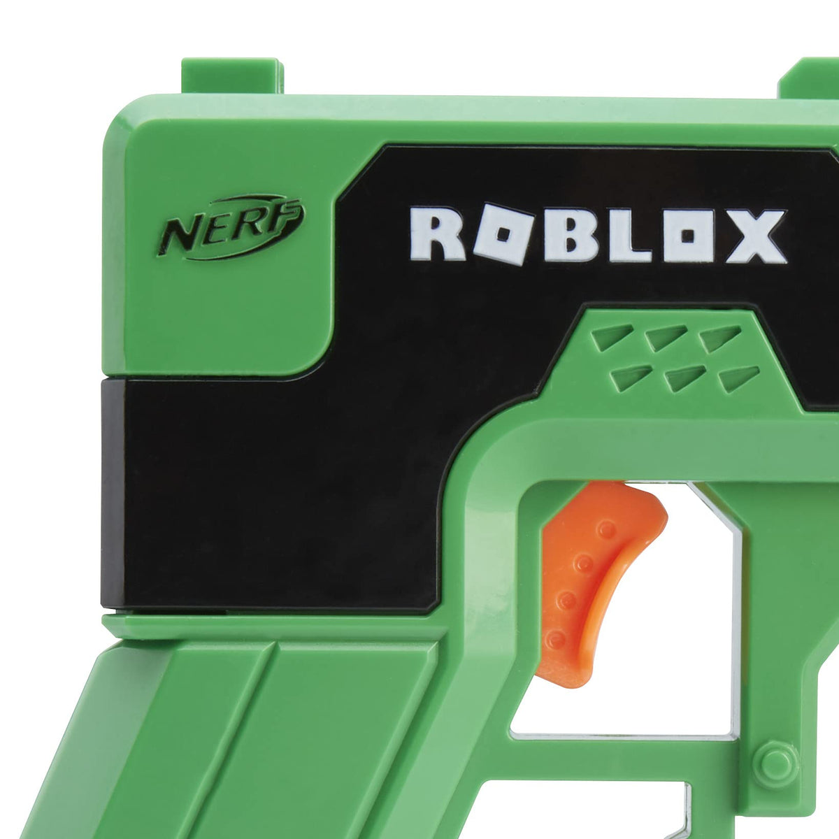 NERF Roblox Phantom Forces Boxy Buster Dart Blaster with Pull-Down Priming & In-Game Code
