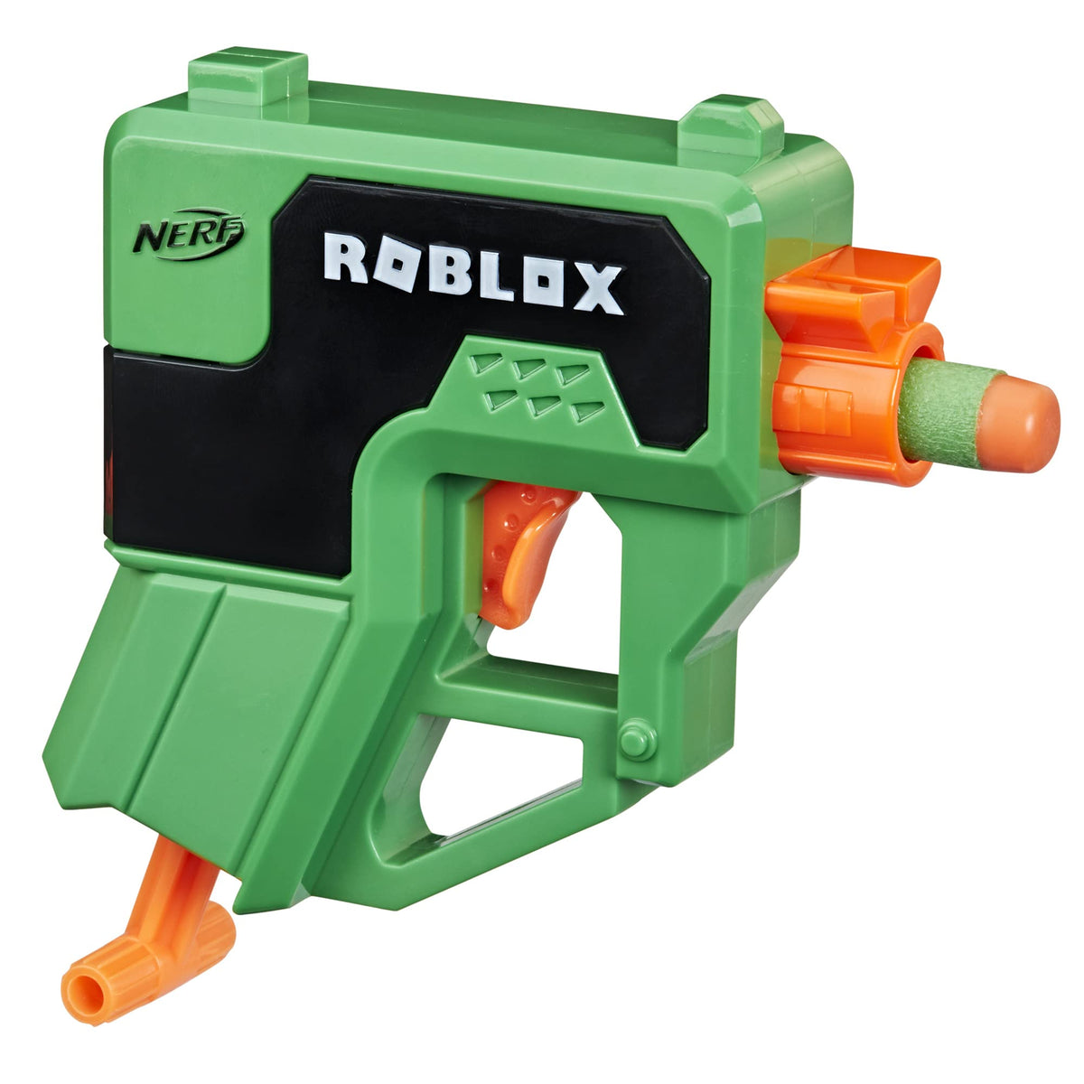 NERF Roblox Phantom Forces Boxy Buster Dart Blaster with Pull-Down Priming & In-Game Code