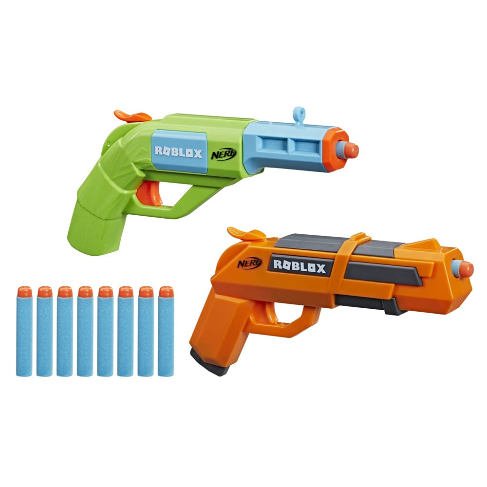 Nerf Roblox Jailbreak Armory 2-Pack – Hammer-Action Blasters + Darts + In-Game Code