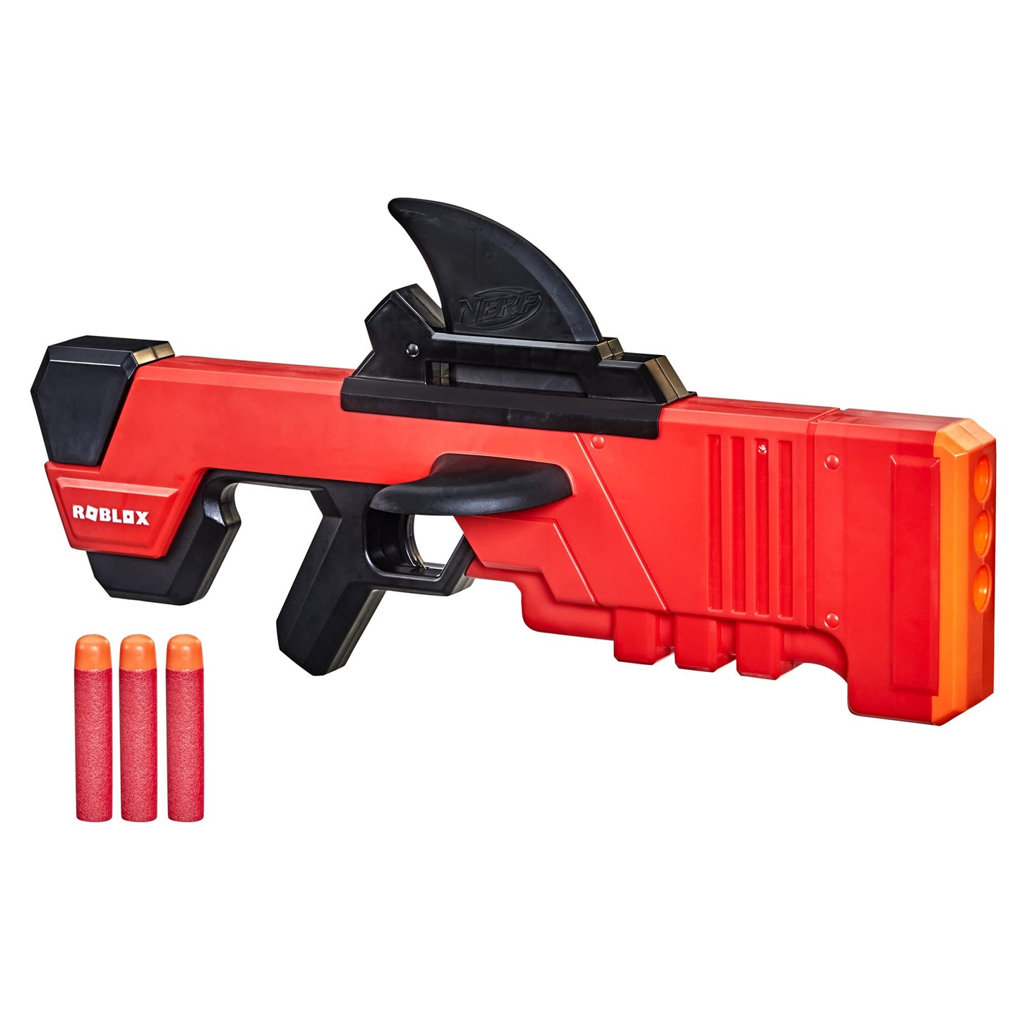 Nerf Roblox MM2 Shark Seeker Dart Blaster — Shark Fin Prime, 3 Mega Darts & Roblox Code
