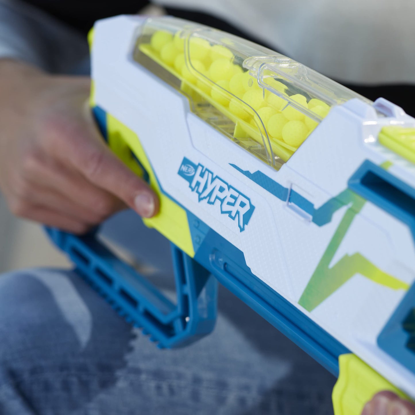 NERF Hyper Siege-50 Bundle — 110 FPS Pump-Action Blaster + Eyewear (Amazon Exclusive)