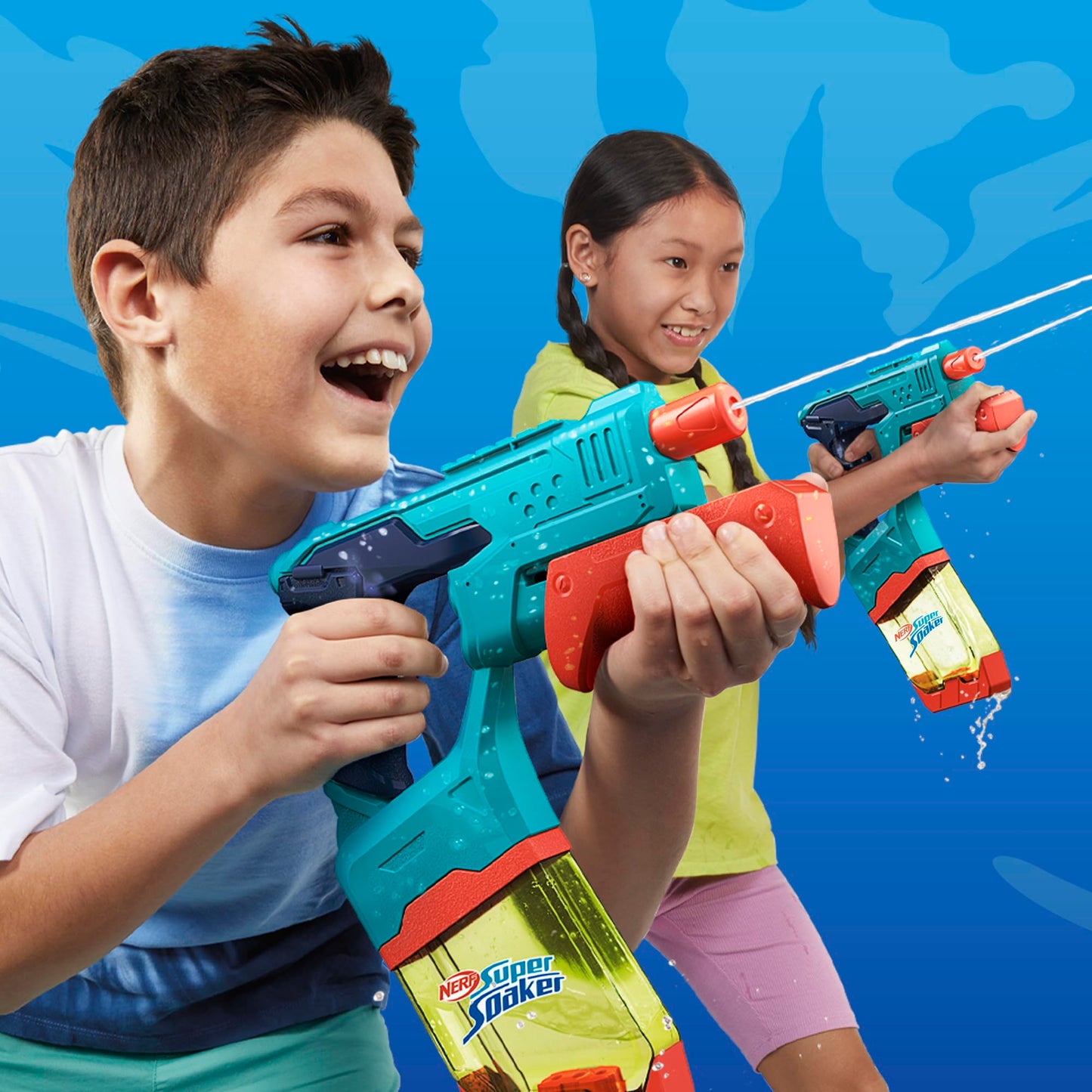 Nerf Super Soaker Dunk-Fill 2-Pack – 2 Water Blasters with Instant Fill Tanks