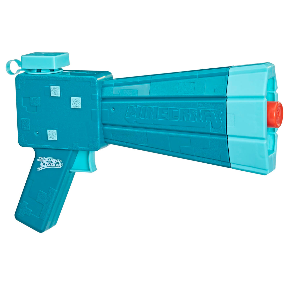 Nerf Super Soaker Minecraft Glow Squid Water Blaster – Outdoor Water Toy for Kids