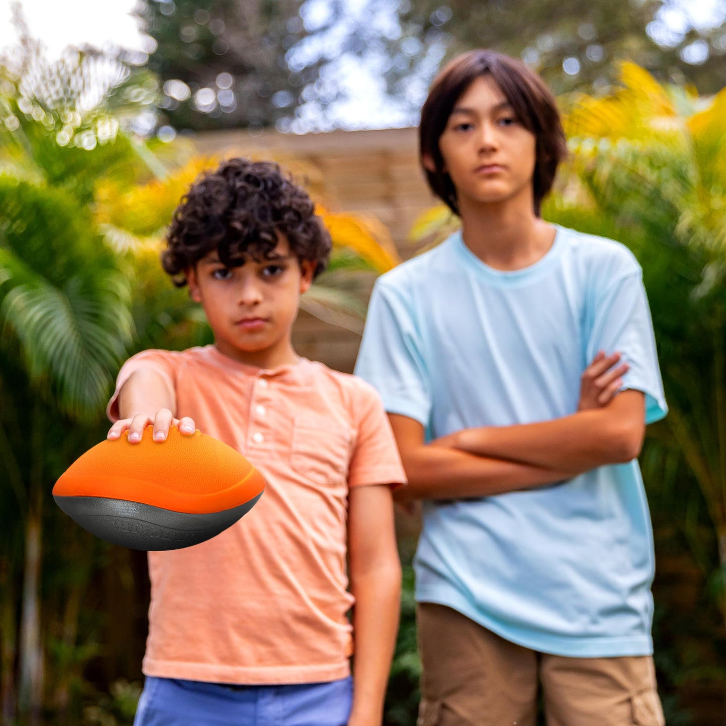NERF Turbo Jr. Kids Foam Football – 9-Inch Indoor & Outdoor Mini Football