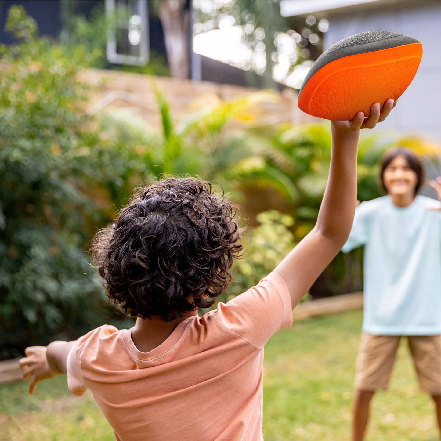 NERF Turbo Jr. Kids Foam Football – 9-Inch Indoor & Outdoor Mini Football