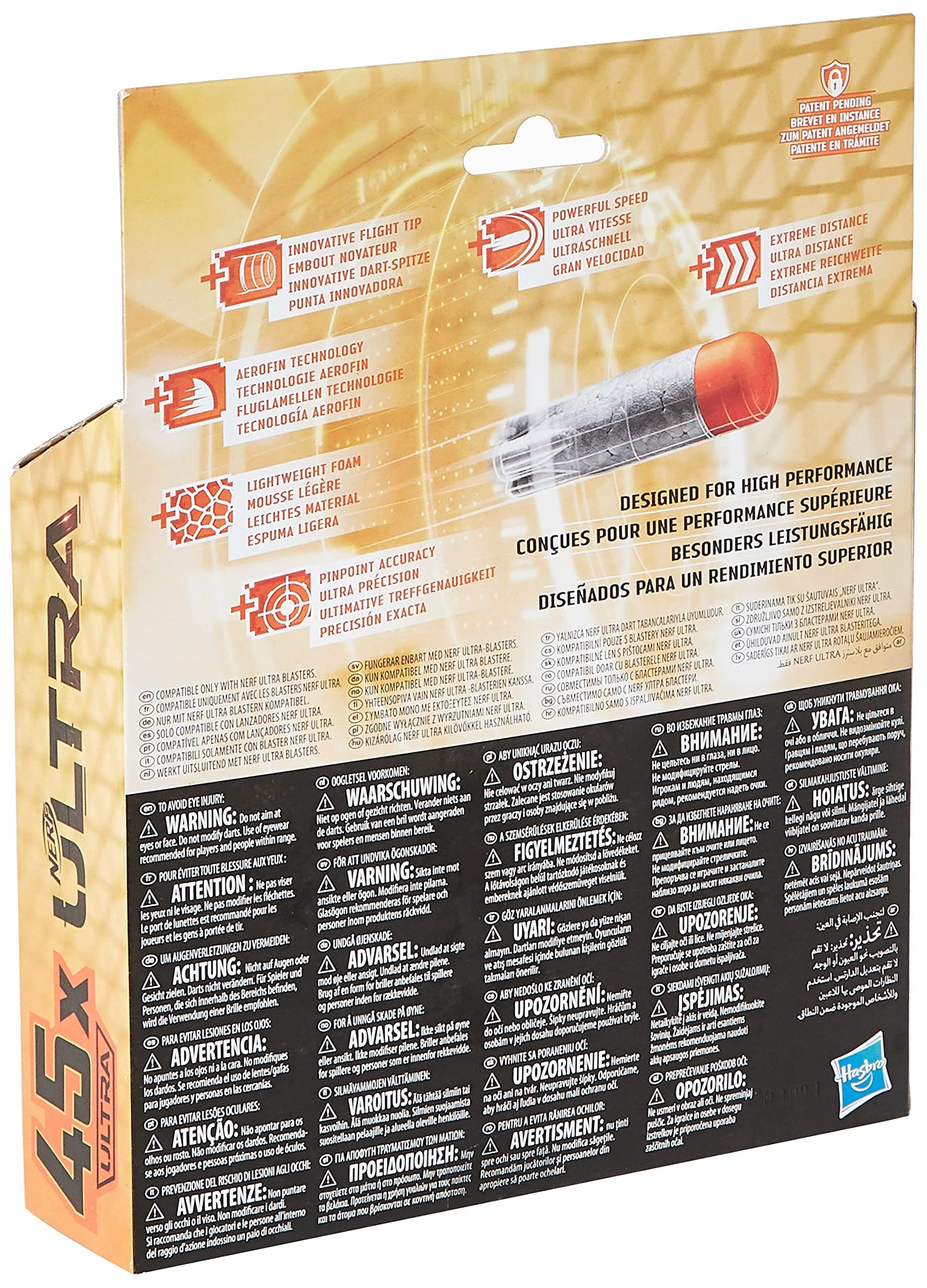 Nerf Ultra 45-Dart Refill Pack — 45 Official Darts for Ultra Blasters