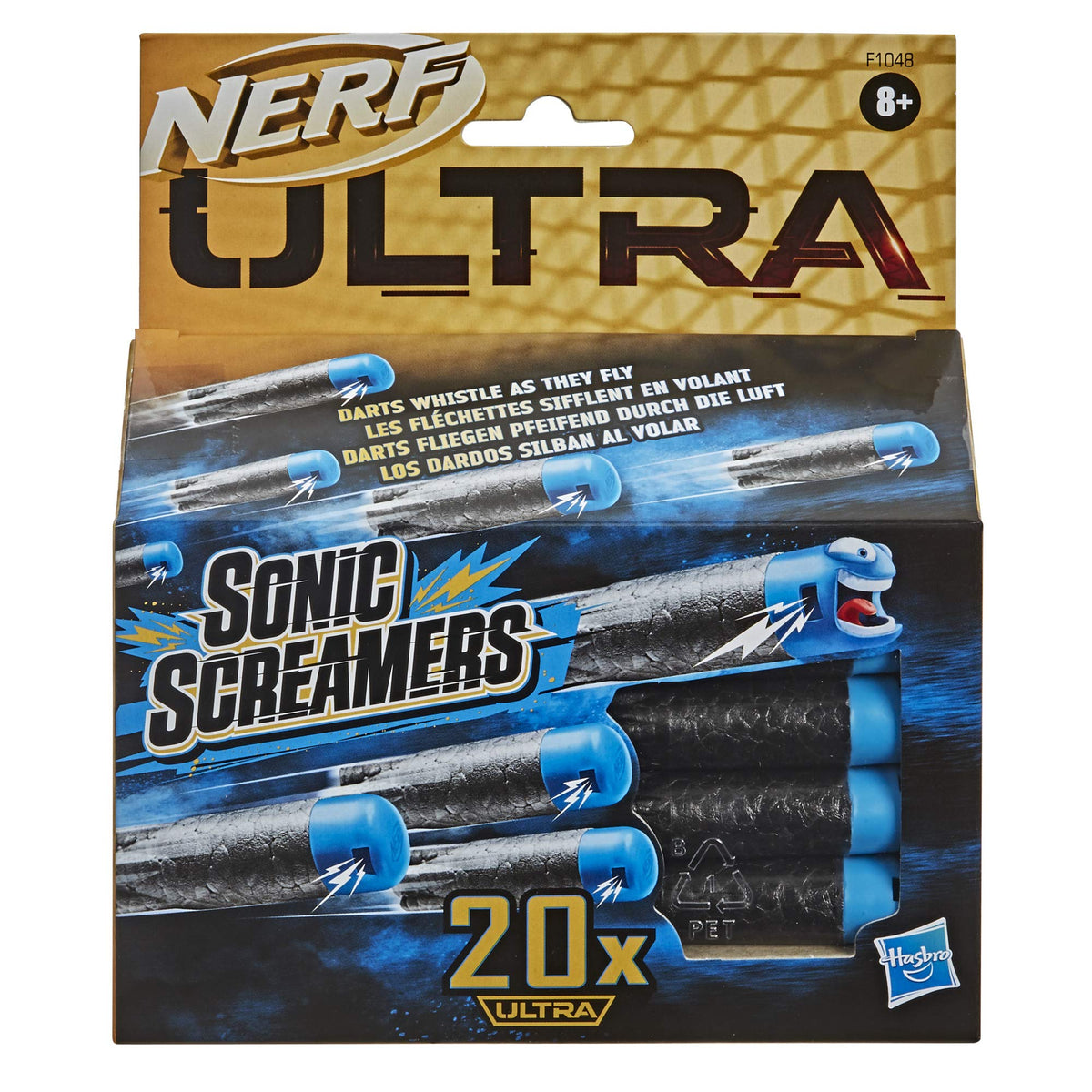 Nerf Ultra Sonic Screamers 20-Dart Refill Pack – Whistling Darts for Nerf Ultra Blasters