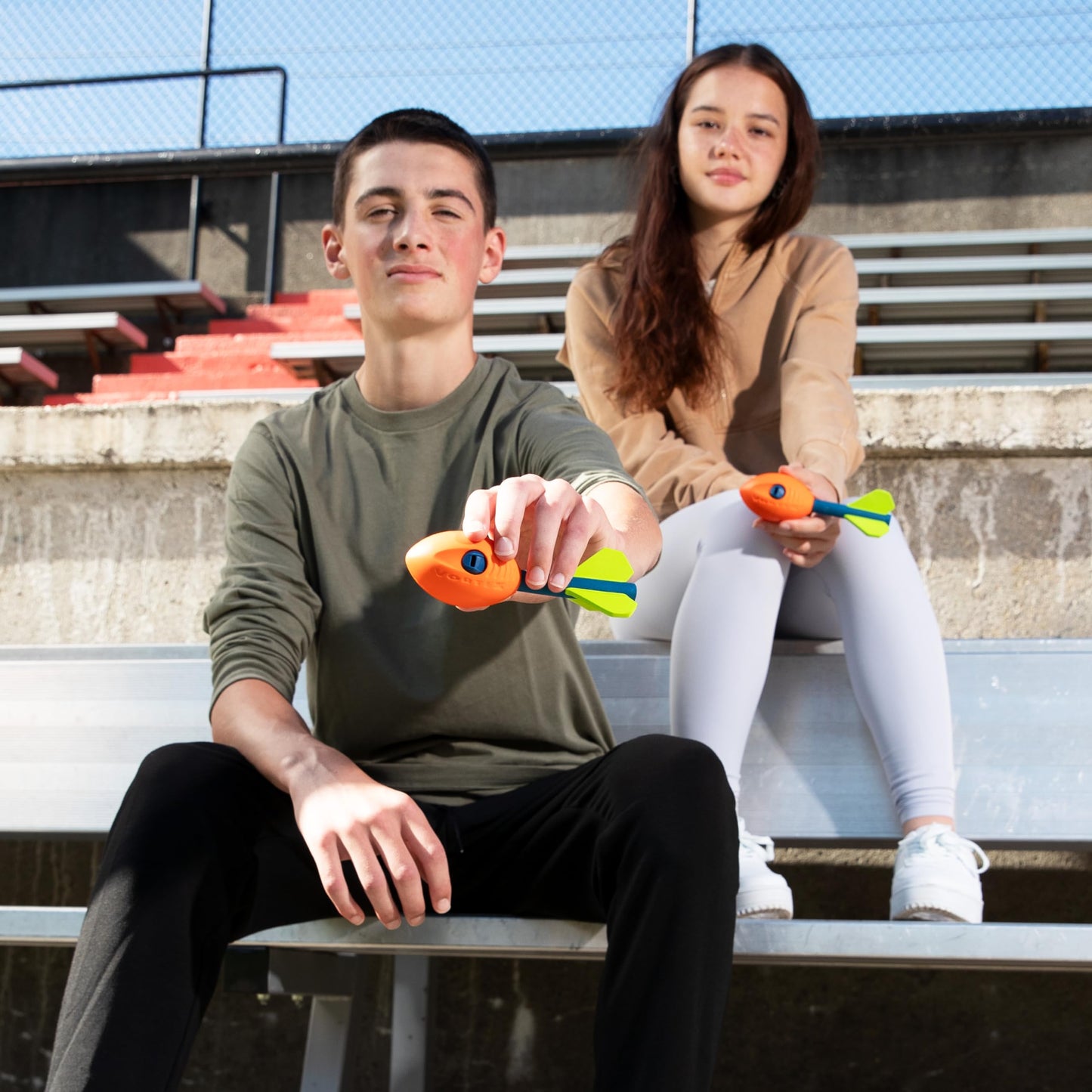 NERF Vortex Mini Aero Howler Foam Football – Long-Distance Soft Foam Ball for Kids