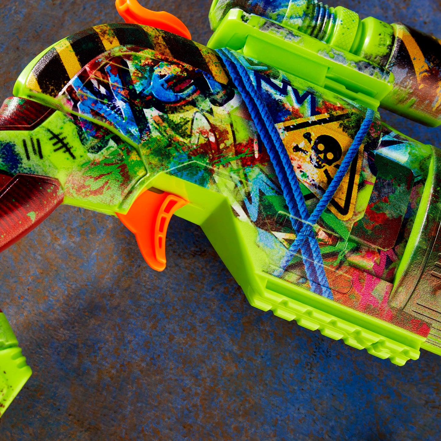 NERF Zombie Driller Dart Blaster – 5-Dart Cylinder, Removable Scope, Includes 16 Nerf Elite Darts (Ages 8+)