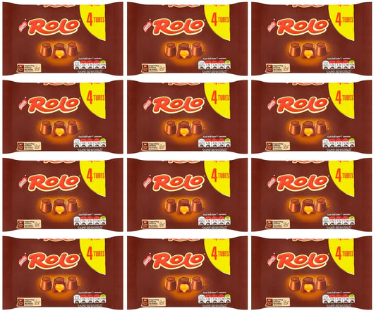 12 x Rolo Milk Chocolate & Caramel Multipack 41.6G 4 Pack
