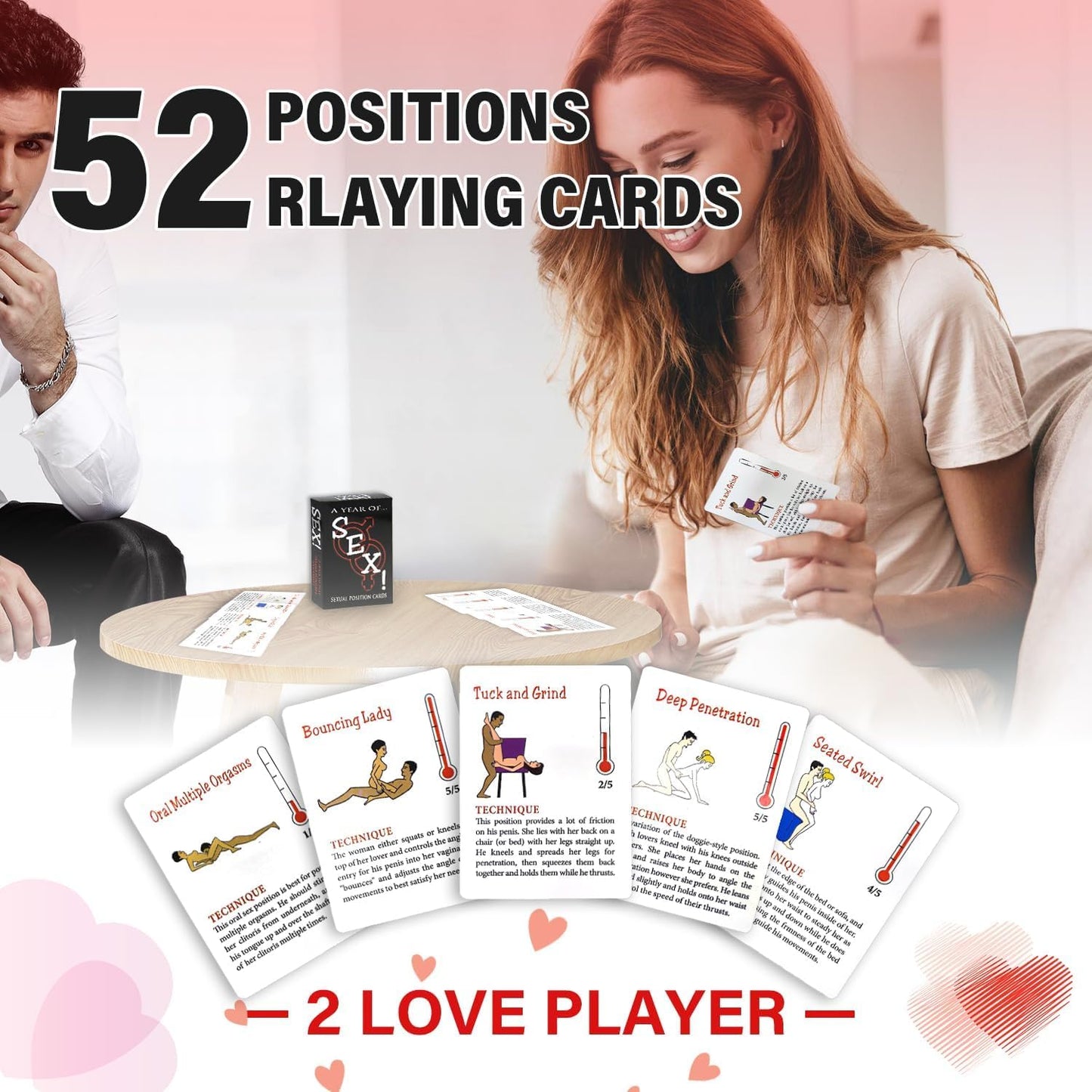 NETANICO Fantasy Card Games for Couples – Date Night & Romantic Couple Cards