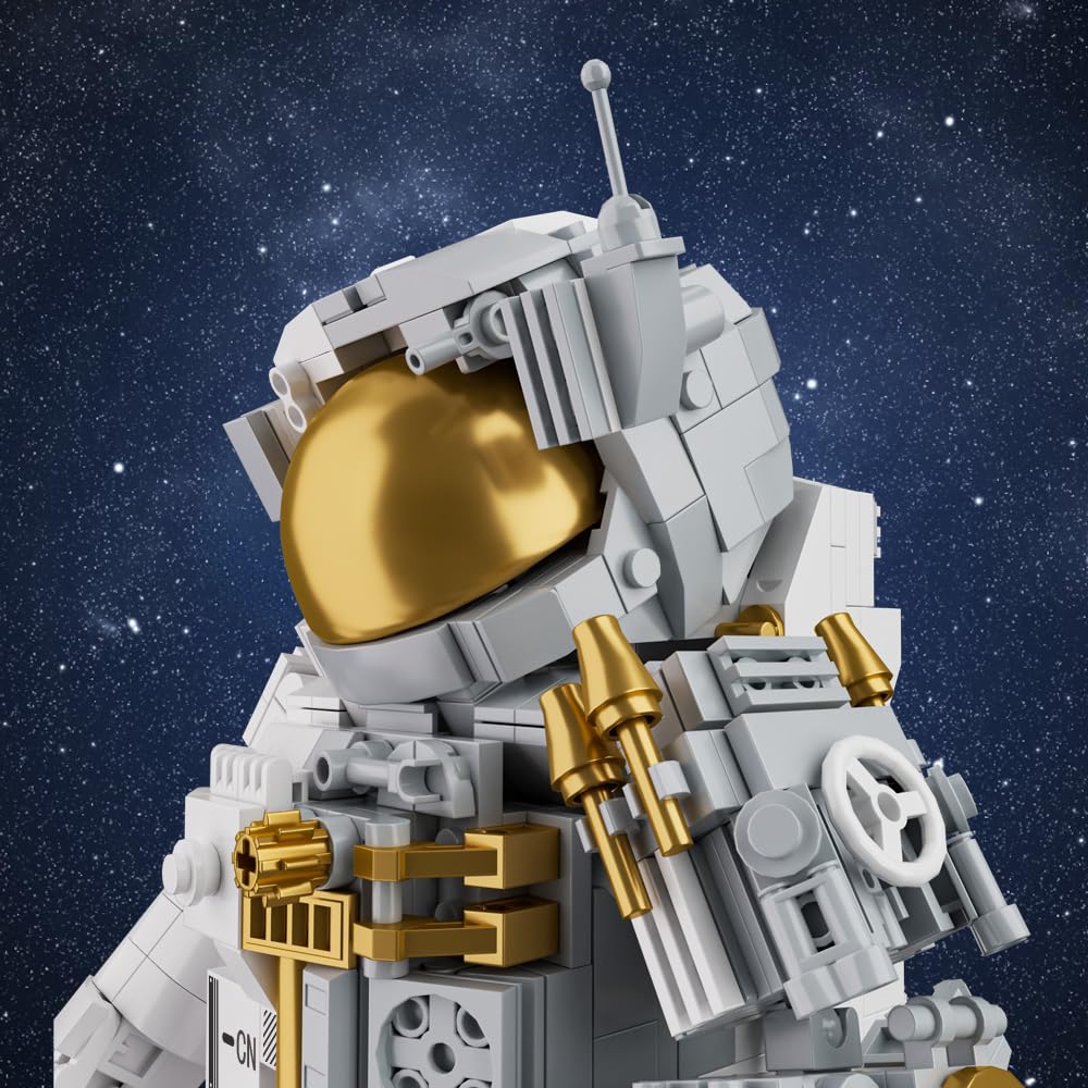 NETEHU Space Astronaut Building Block Set – 880 Pieces, Gift for Ages 6-14 & Adults