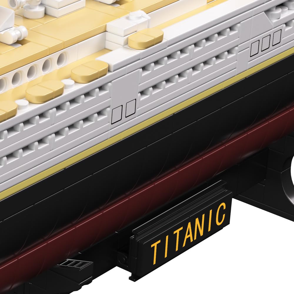 NETEHU Titanic Boat Model Building Set • 1465 Pieces – DIY Cruise Ship Toy
