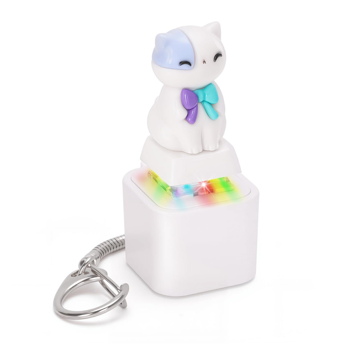 Netholid Quacking Duck Croaking Frog & Meowing Cat Keyboard Fidget Toy — Sound, LED, USB-C