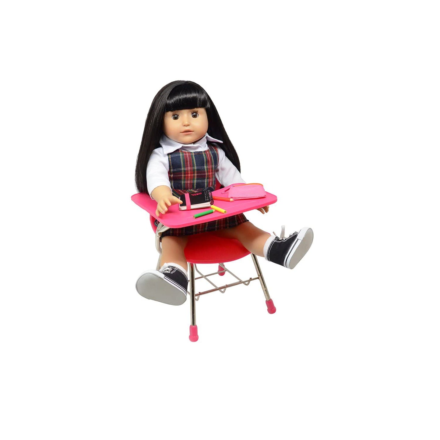 The New York Doll Collection Back to School Set for 18" Dolls – Desk, Uniforms & Accessories
