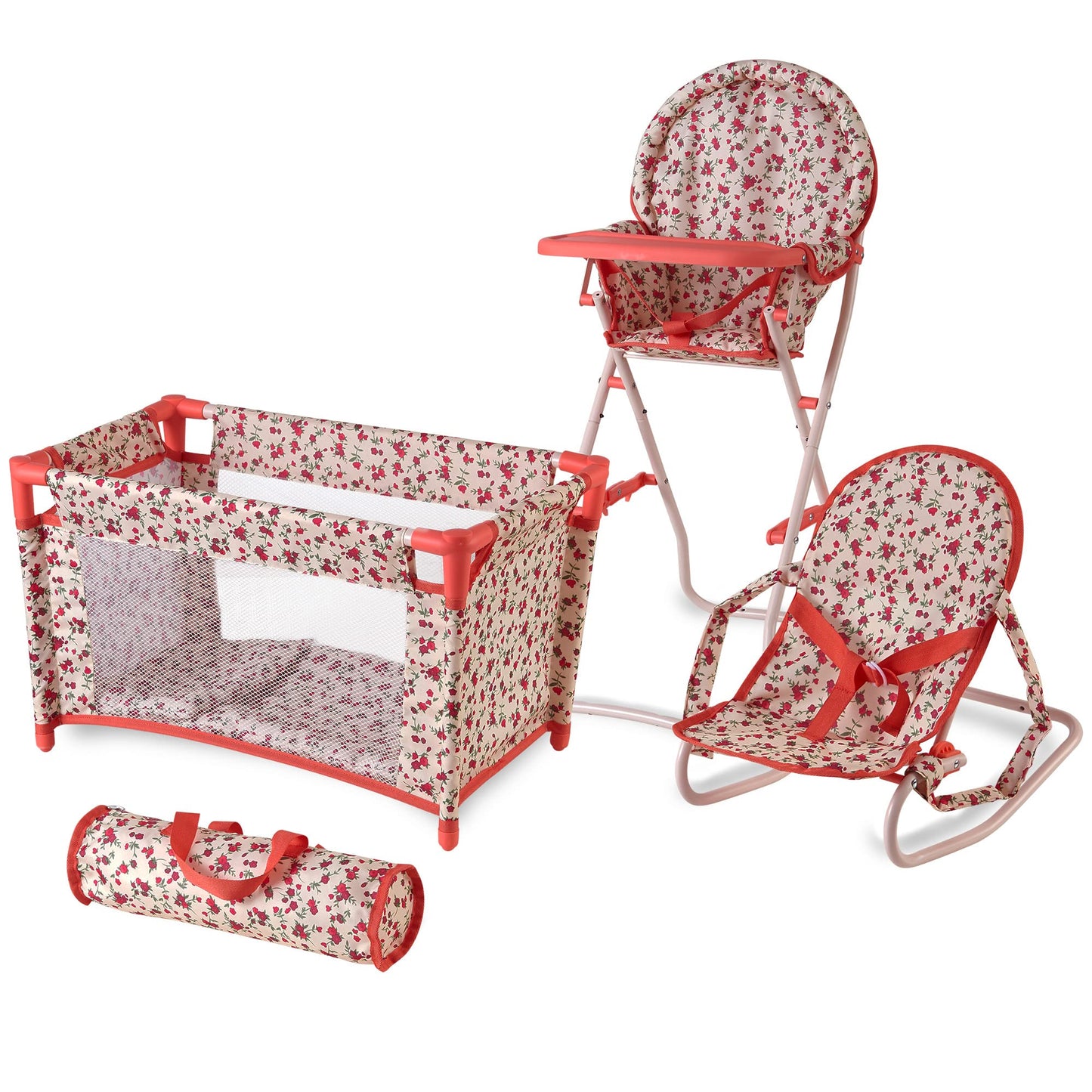 Floral 3-in-1 Doll Furniture Set for 18-Inch Dolls | The New York Doll Collection