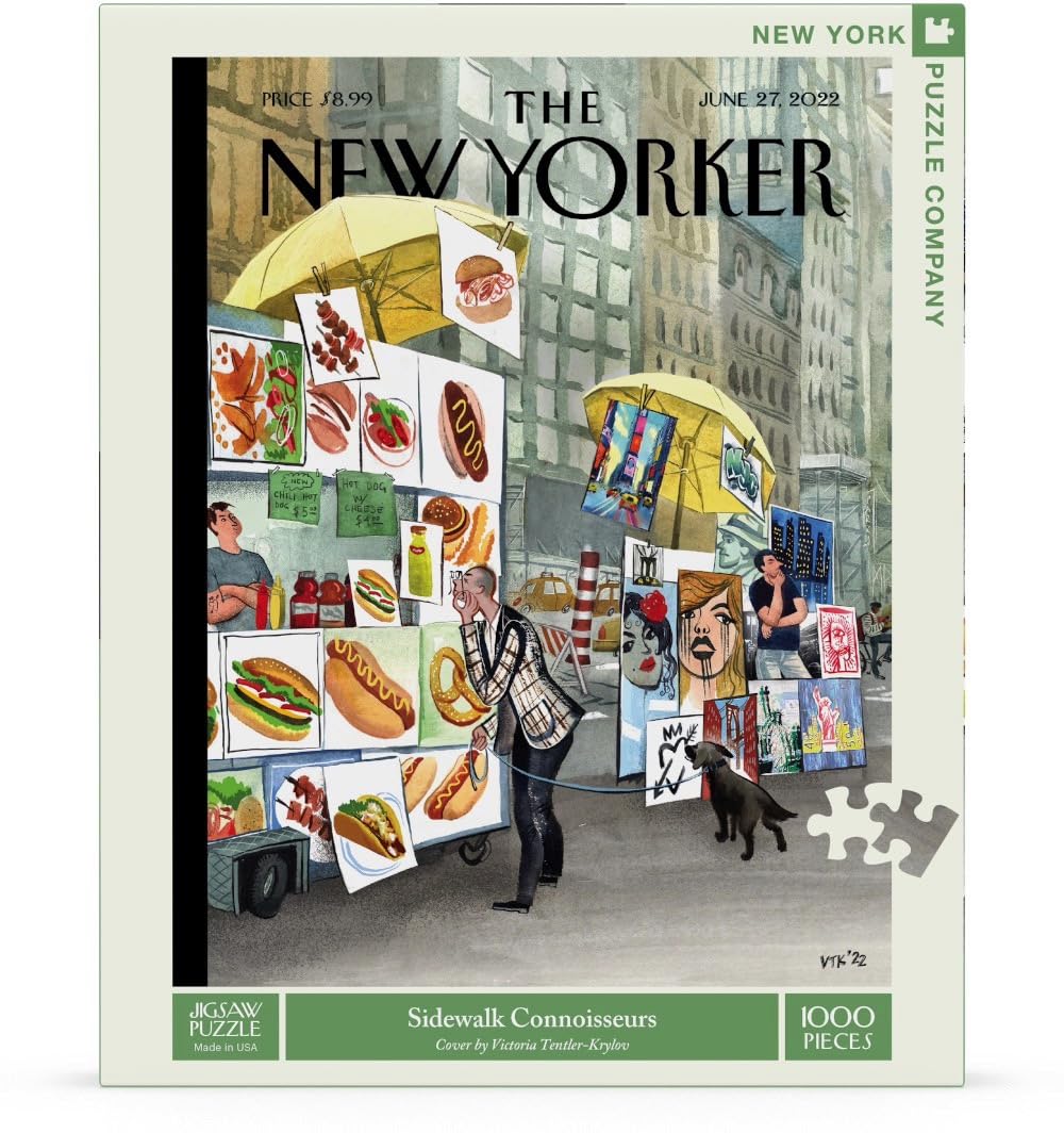 New York Puzzle Company – New Yorker Sidewalk Connoisseurs 1000-Piece Jigsaw Puzzle