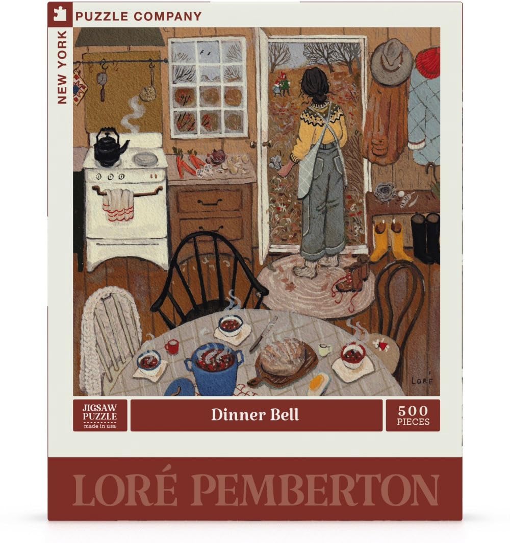 New York Puzzle Company - Loré Pemberton Dinner Bell 500 Piece Jigsaw Puzzle for Adults