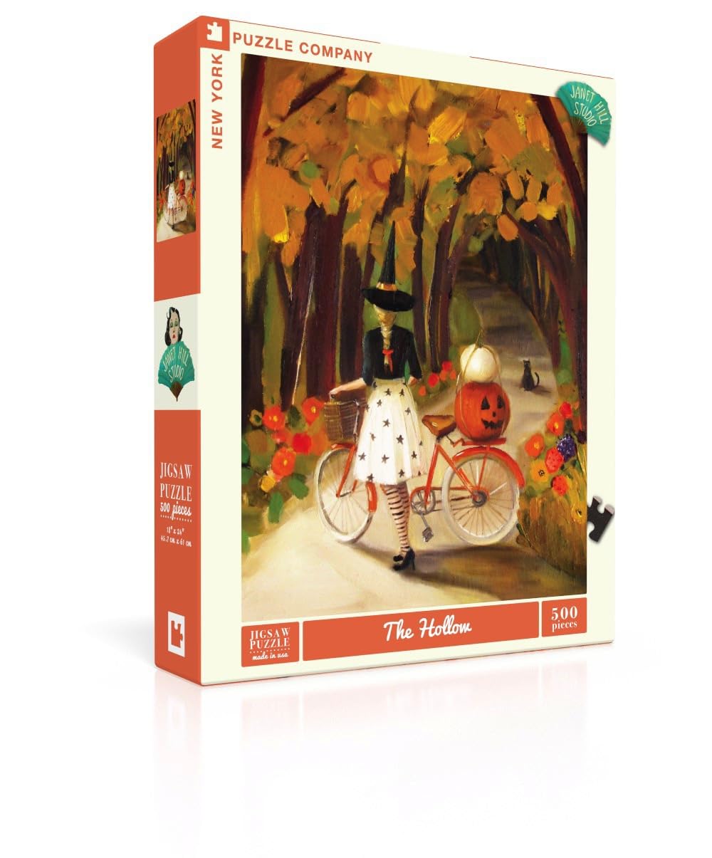 New York Puzzle Company Janet Hill The Hollow – 500-Piece Jigsaw Puzzle for Family Game Night